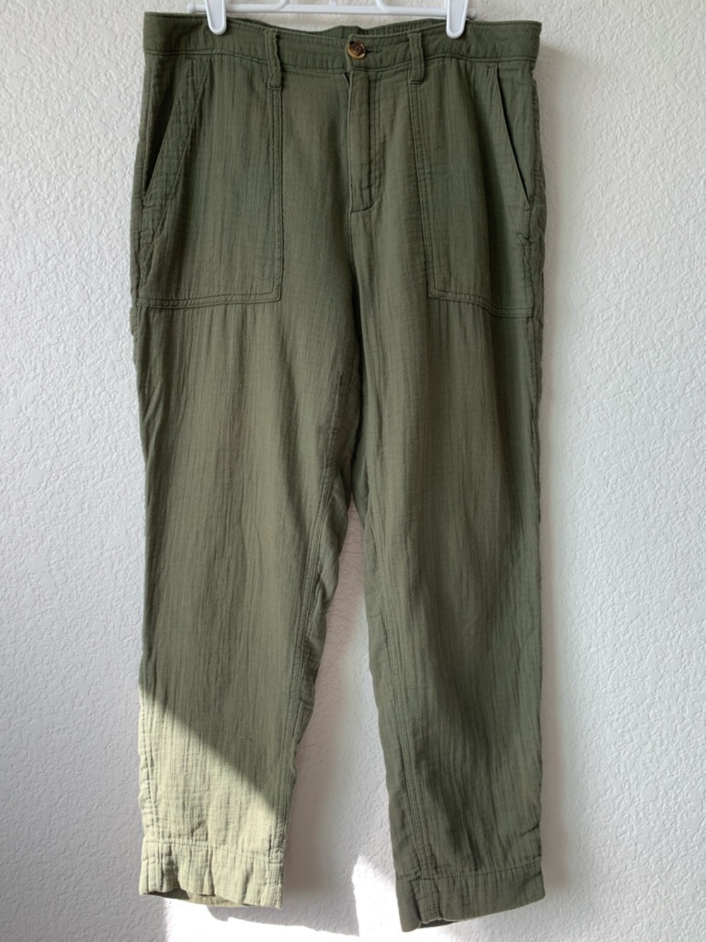 Women’s Olive Green linen Pants